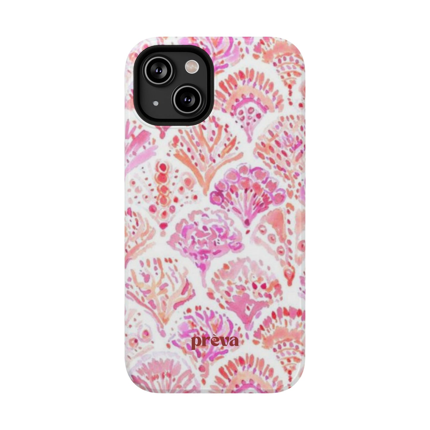 Pink Shell Watercolor Phone Case
