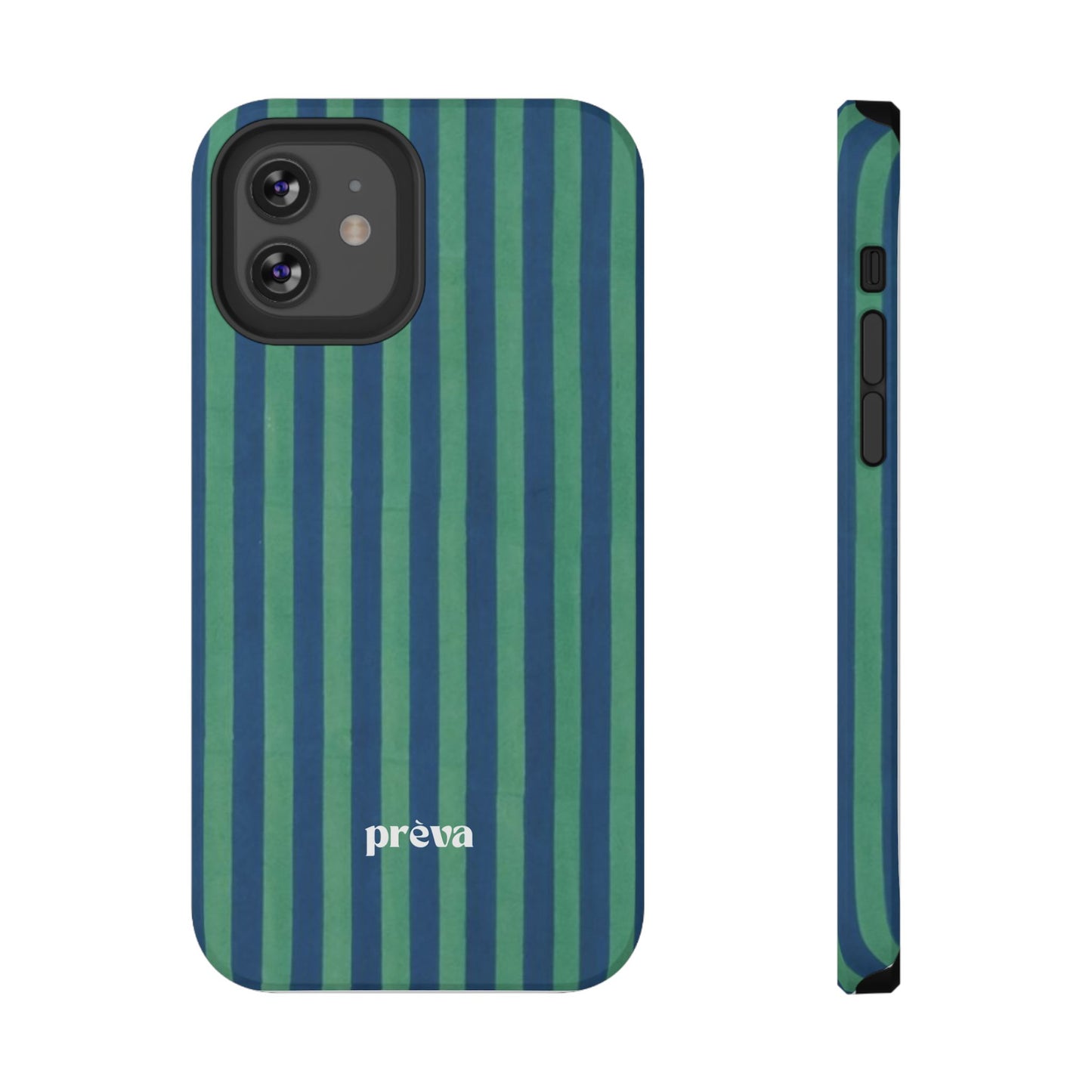 Green & Blue Stripes Phone Case