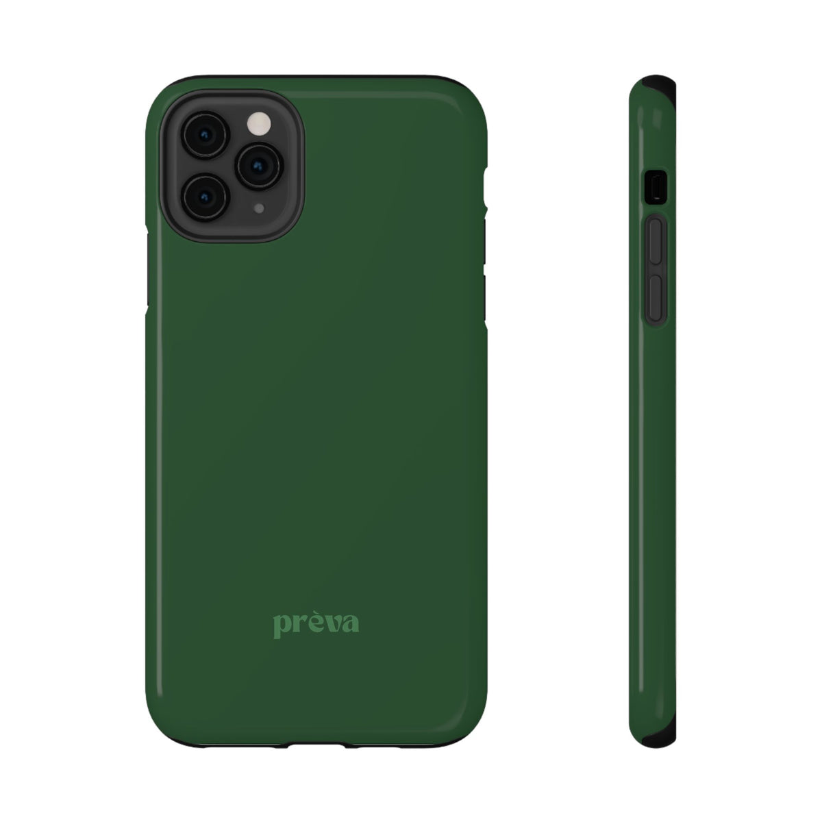 Impact-Resistant Phone Case — Forest Green Slim Armor