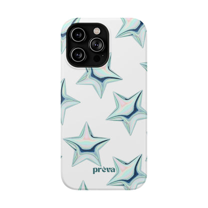 White Starburst Phone Case