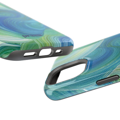 Swirling Ocean Impact-Resistant Phone Case