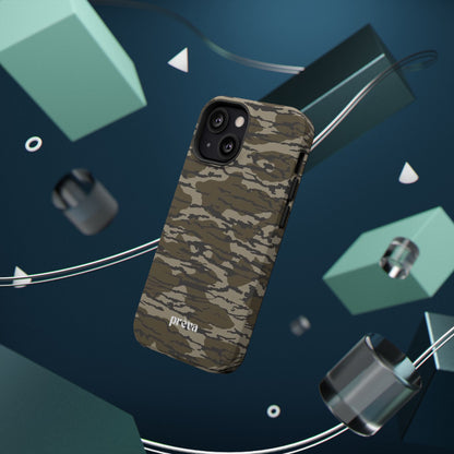 Camo Impact-Resistant Phone Case — Military Green Rugged Protection