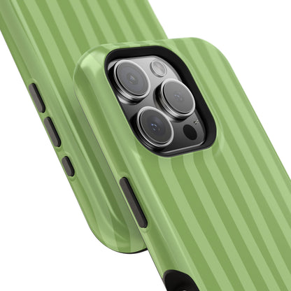 Light Green Stripes Phone Case