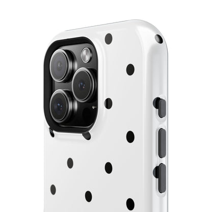 B&W polka dots Phone Case