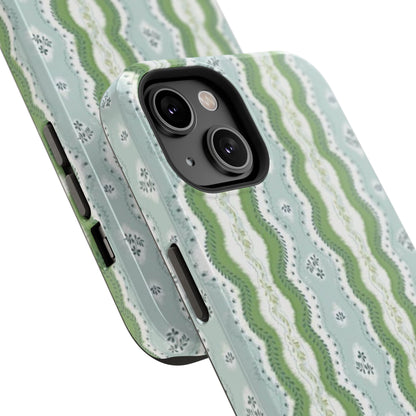 Green Waves Phone Case