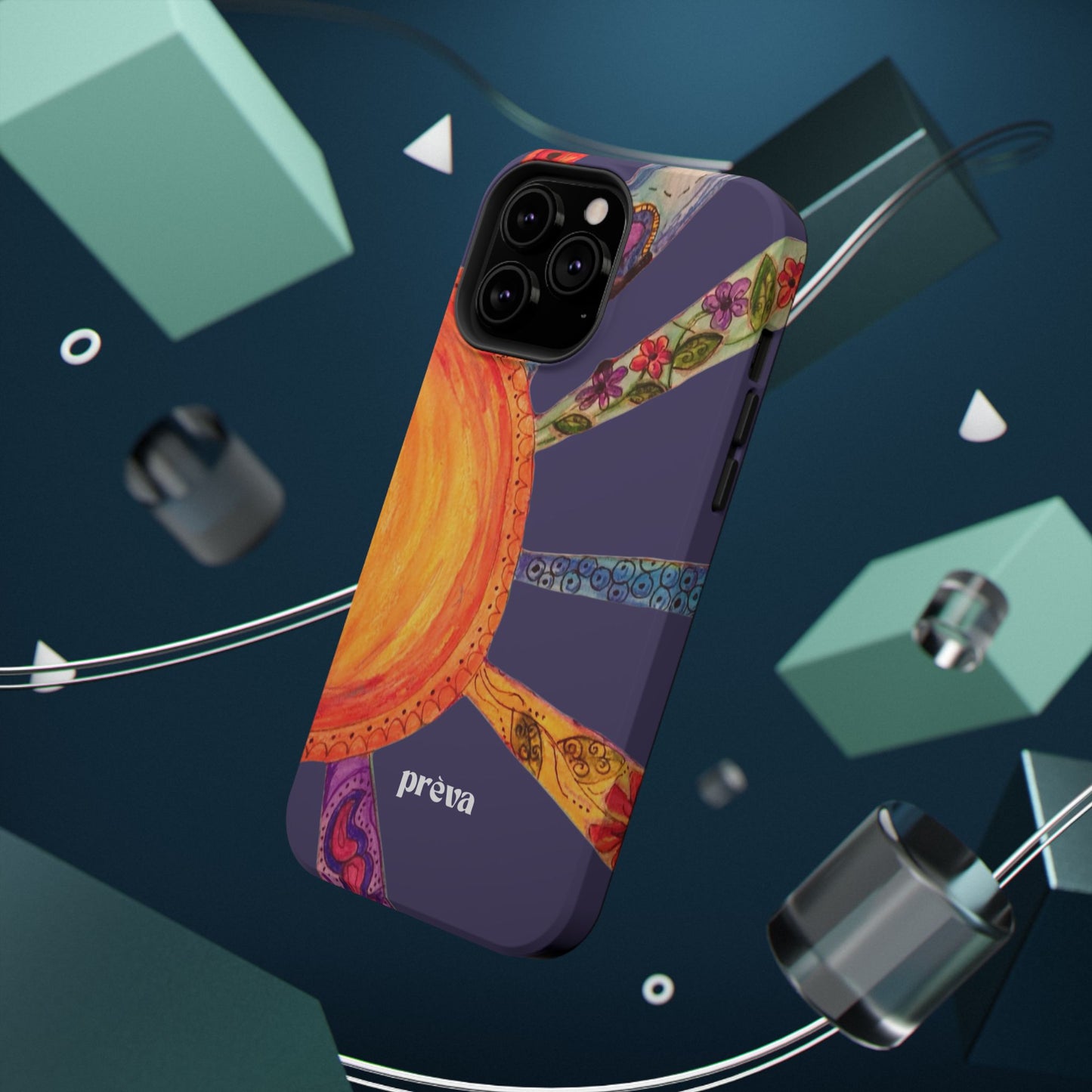 Purple Cancun Sun Phone Case