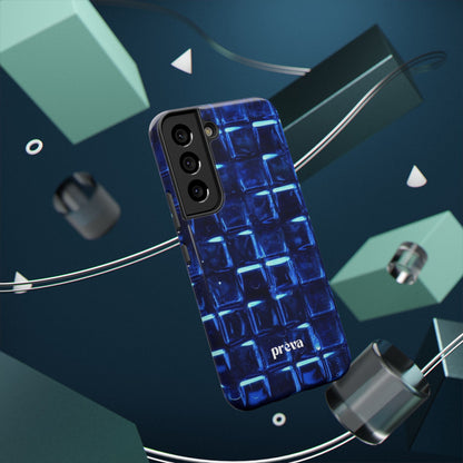 Blue Glass Tile Impact-Resistant Phone Case