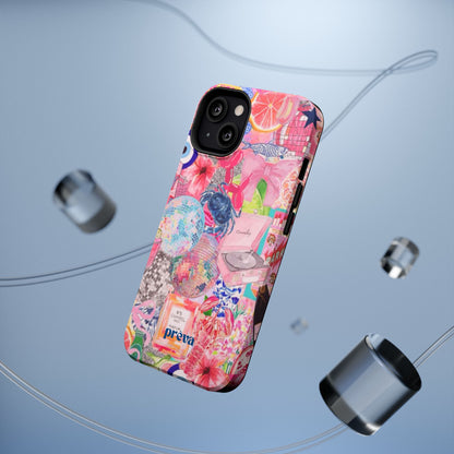 Floral & Pink Collage Phone Case