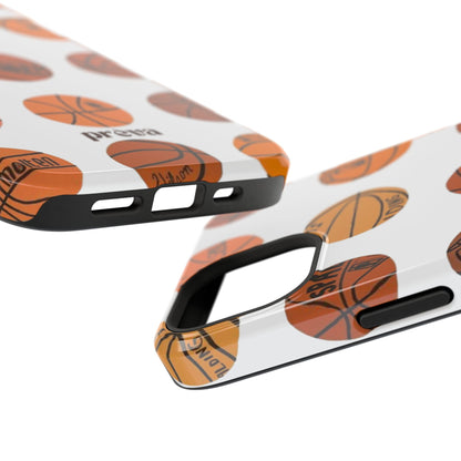 White Basketball Phone Case