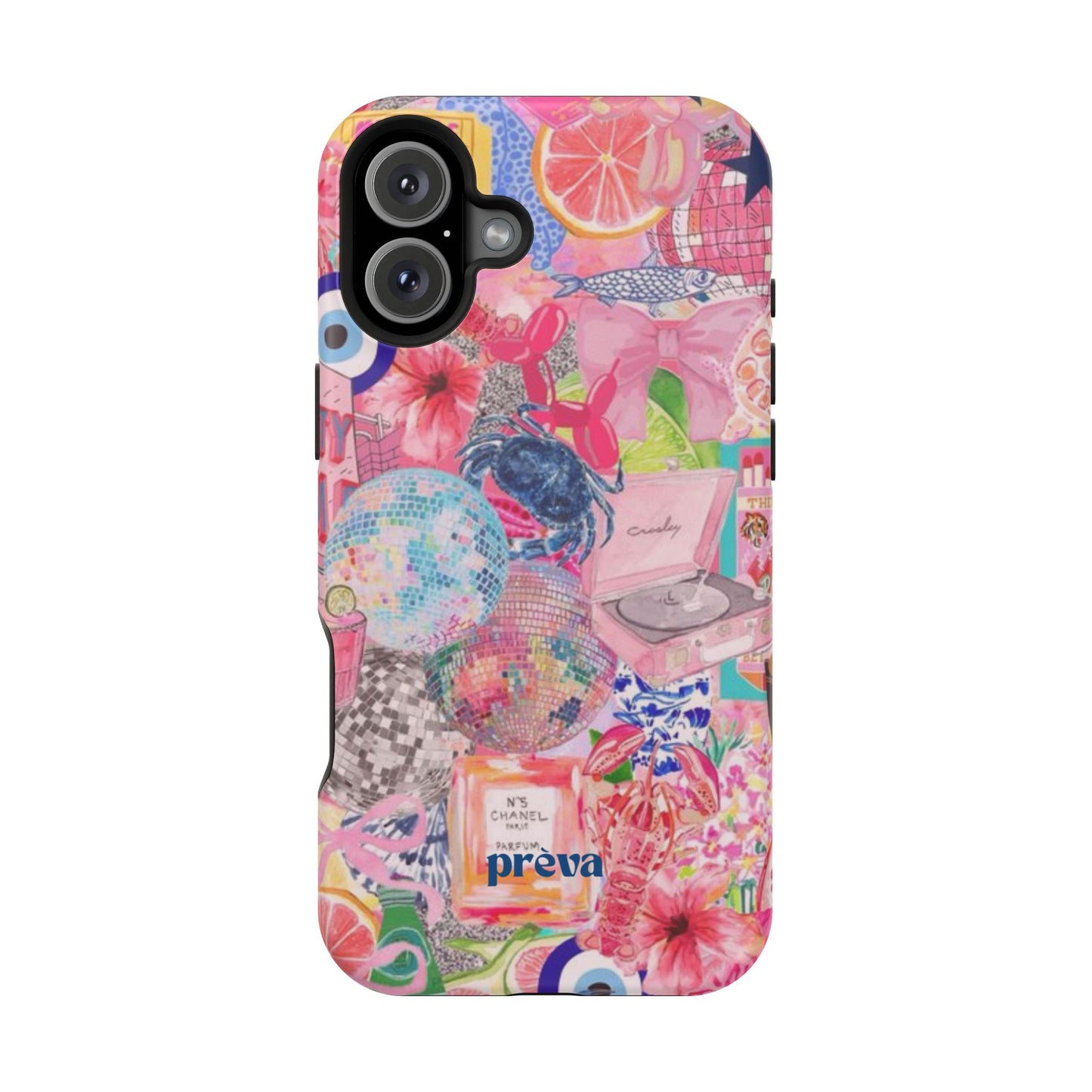 Floral & Pink Collage Phone Case