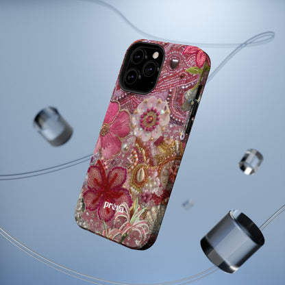 Floral Embroidery Phone Case