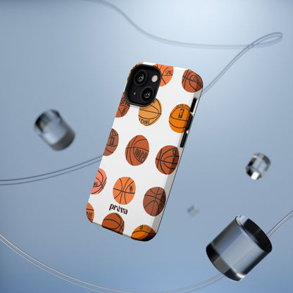 White Basketball Phone Case