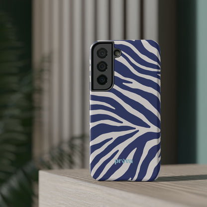 Blue Zebra Phone Case