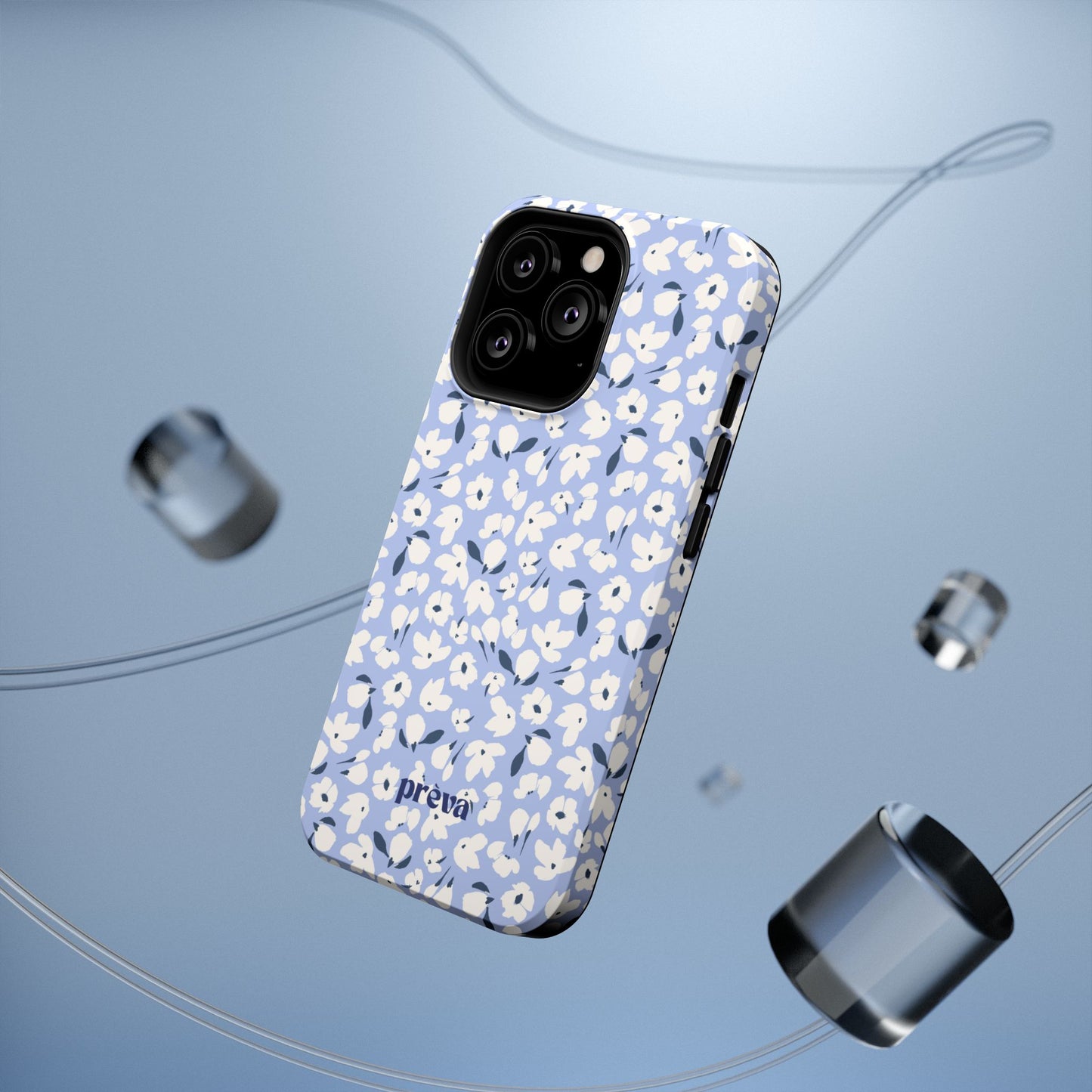Petals On Blue Phone Case