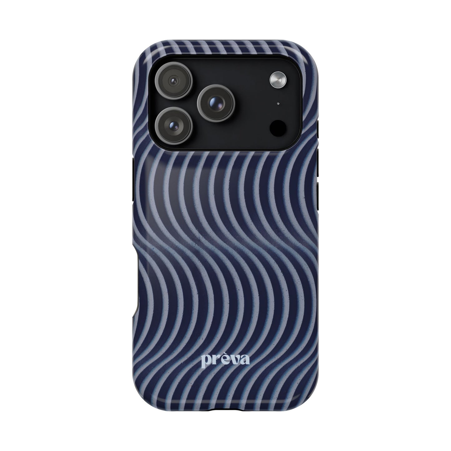 Wavy Navy Phone Case