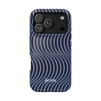 Wavy Navy Phone Case