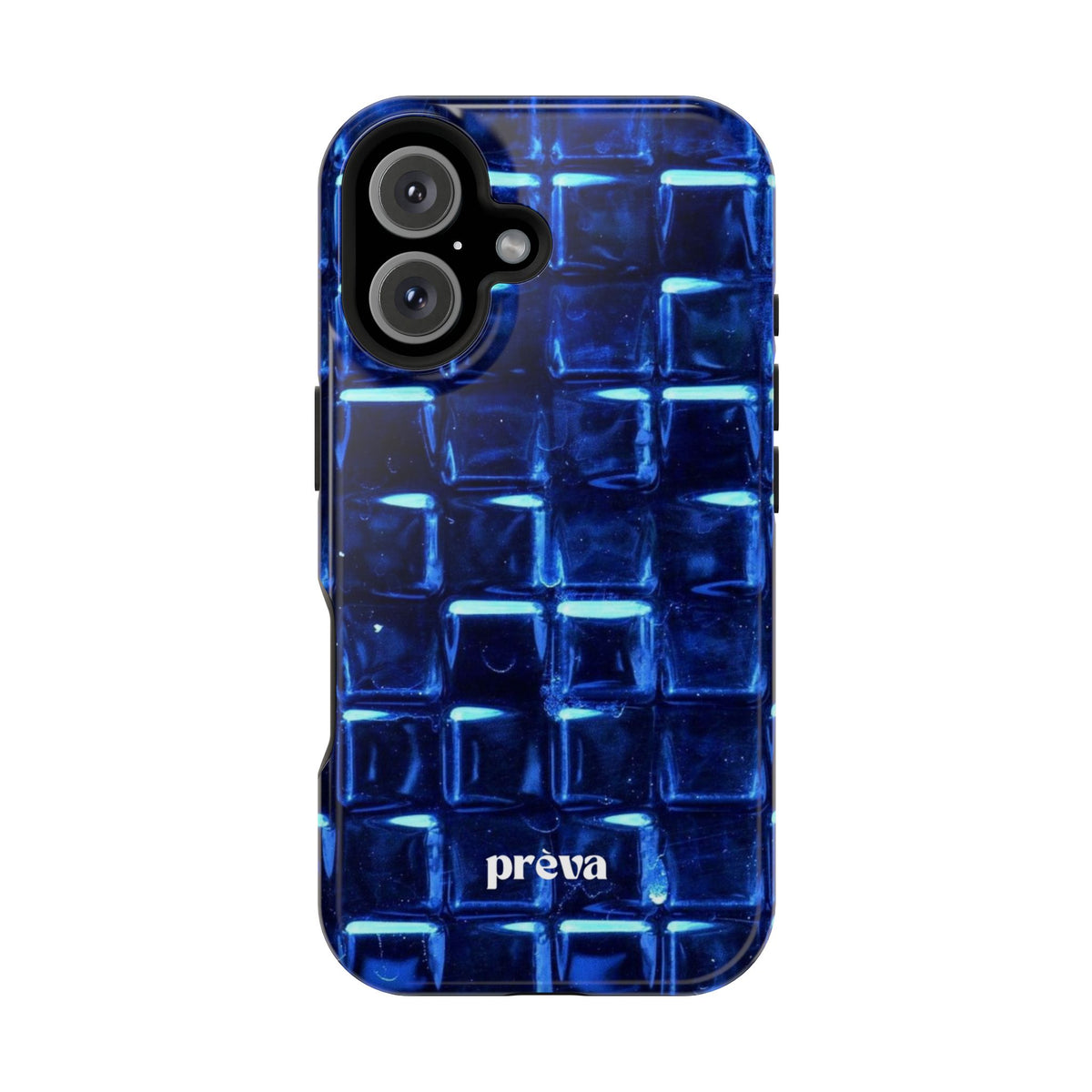 Blue Glass Tile Impact-Resistant Phone Case