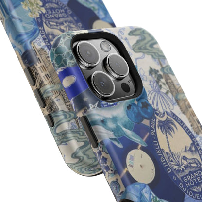 Blue Night Collage Phone Case