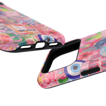 Floral & Pink Collage Phone Case