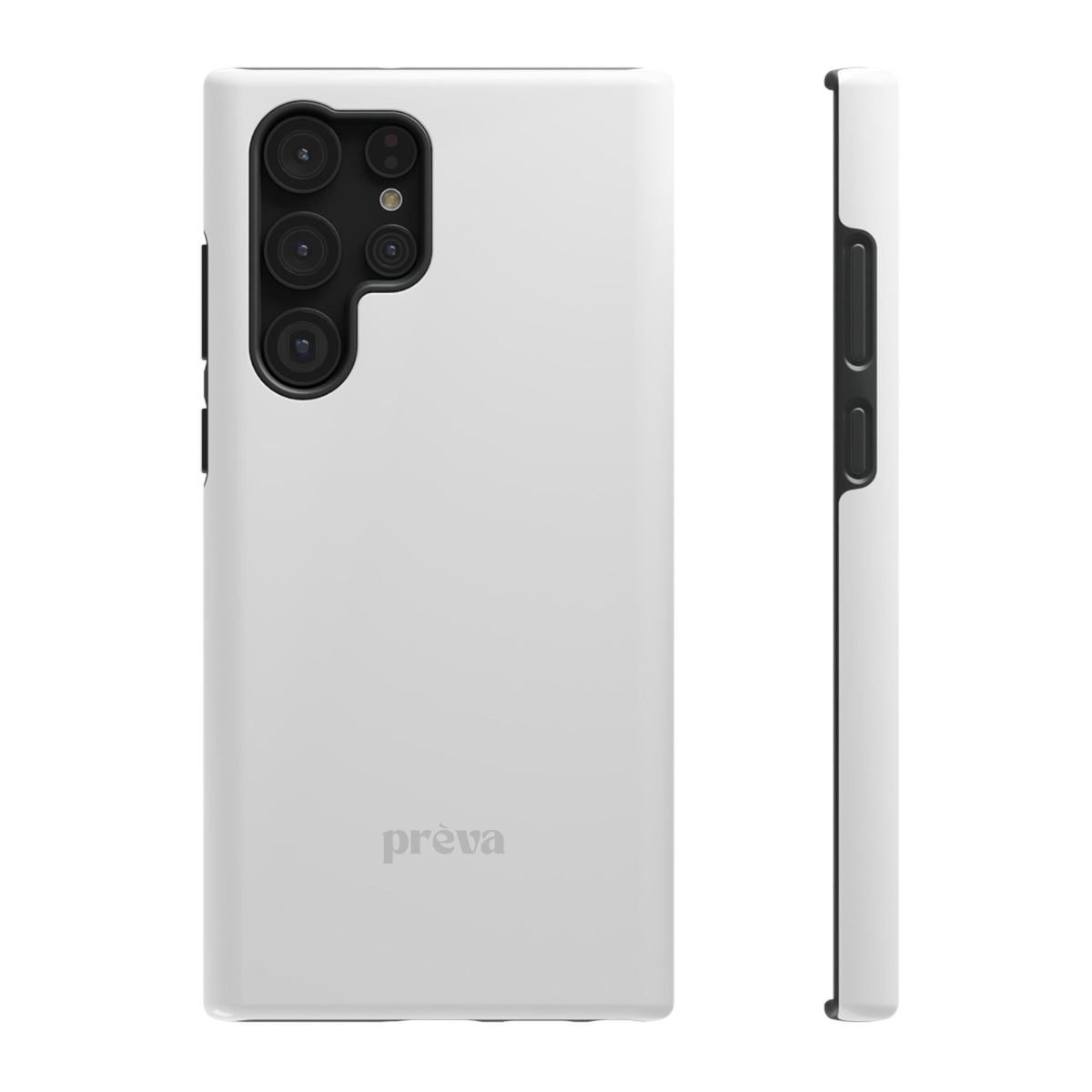 White & Grey Phone Case