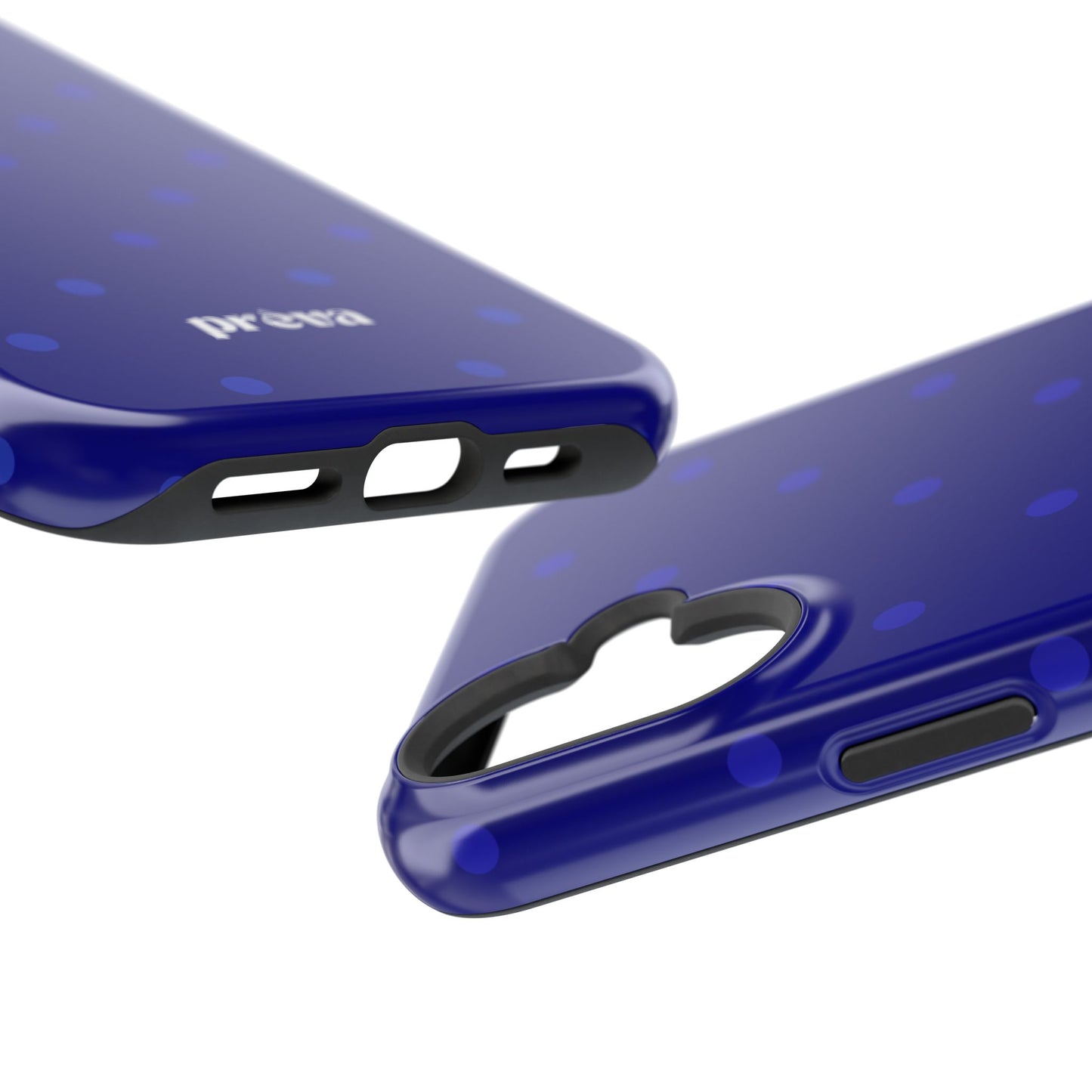 Dark Blue Polka Dots Phone Case