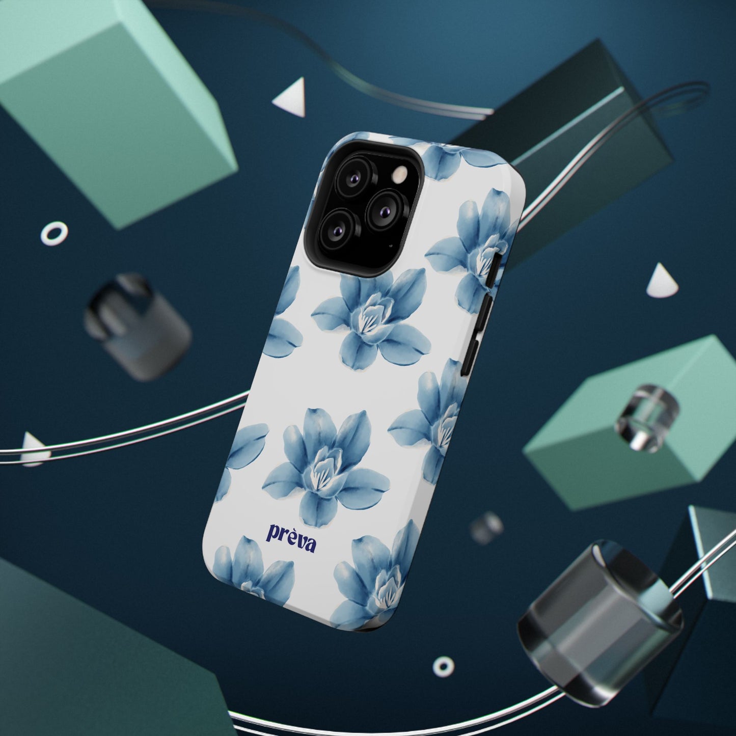 Blue Flowers Phone Case