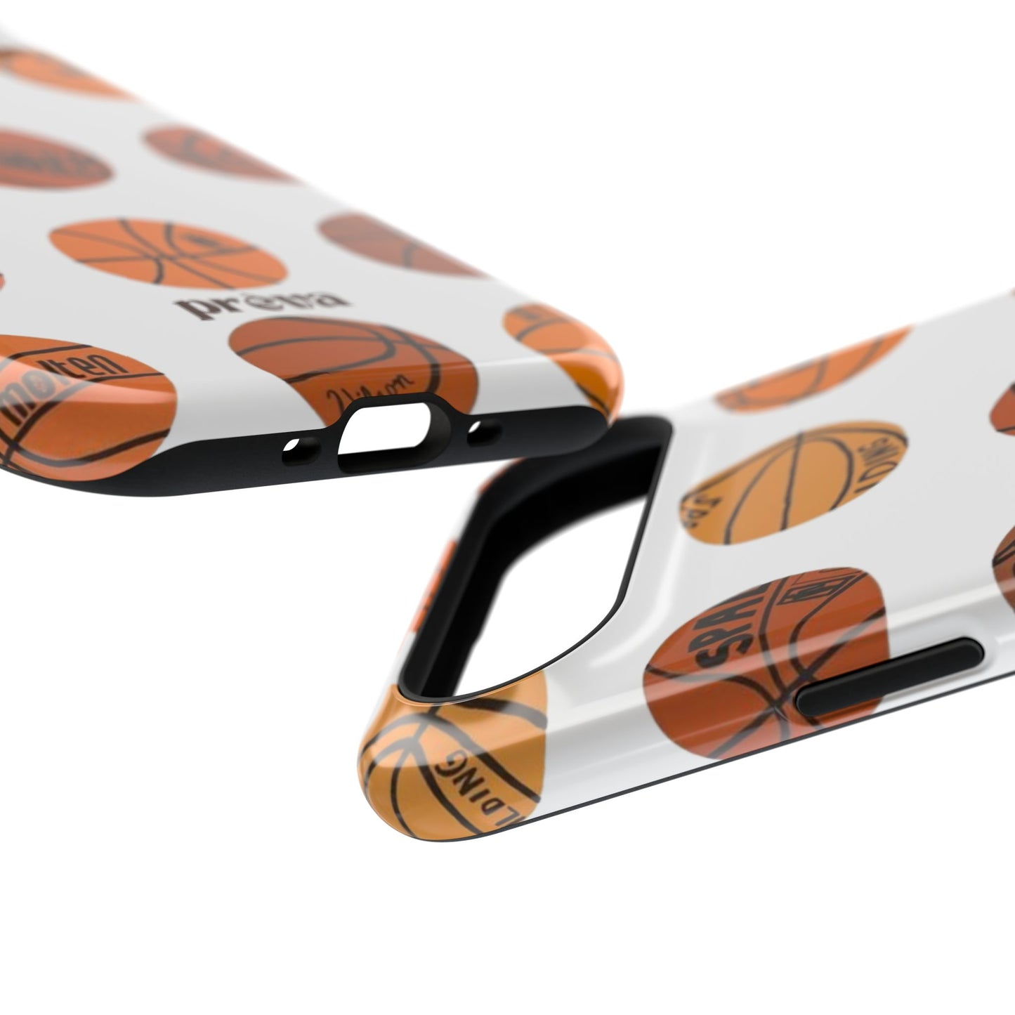 White Basketball Phone Case