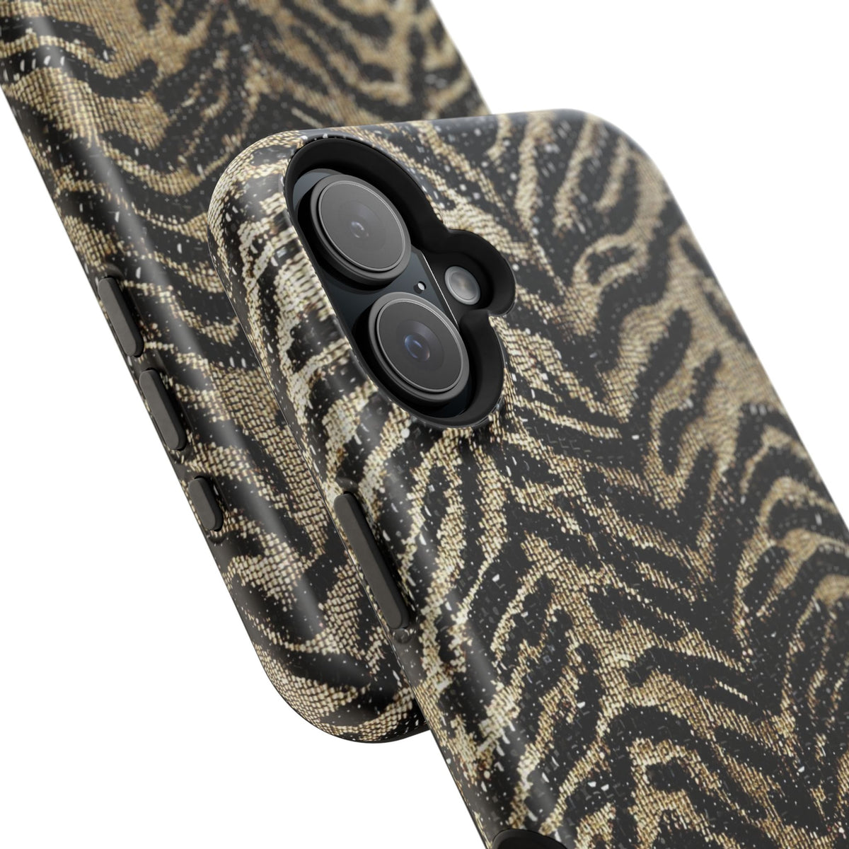 Phone Case — Impact‑Resistant Tiger Print Rug Texture