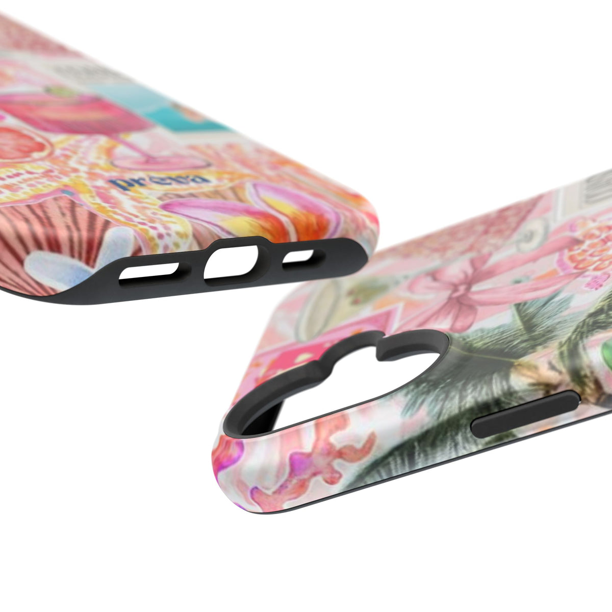 Pink Cocktail Collage Phone Case