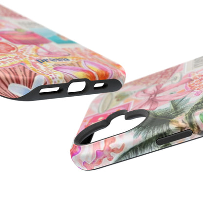 Pink Cocktail Collage Phone Case
