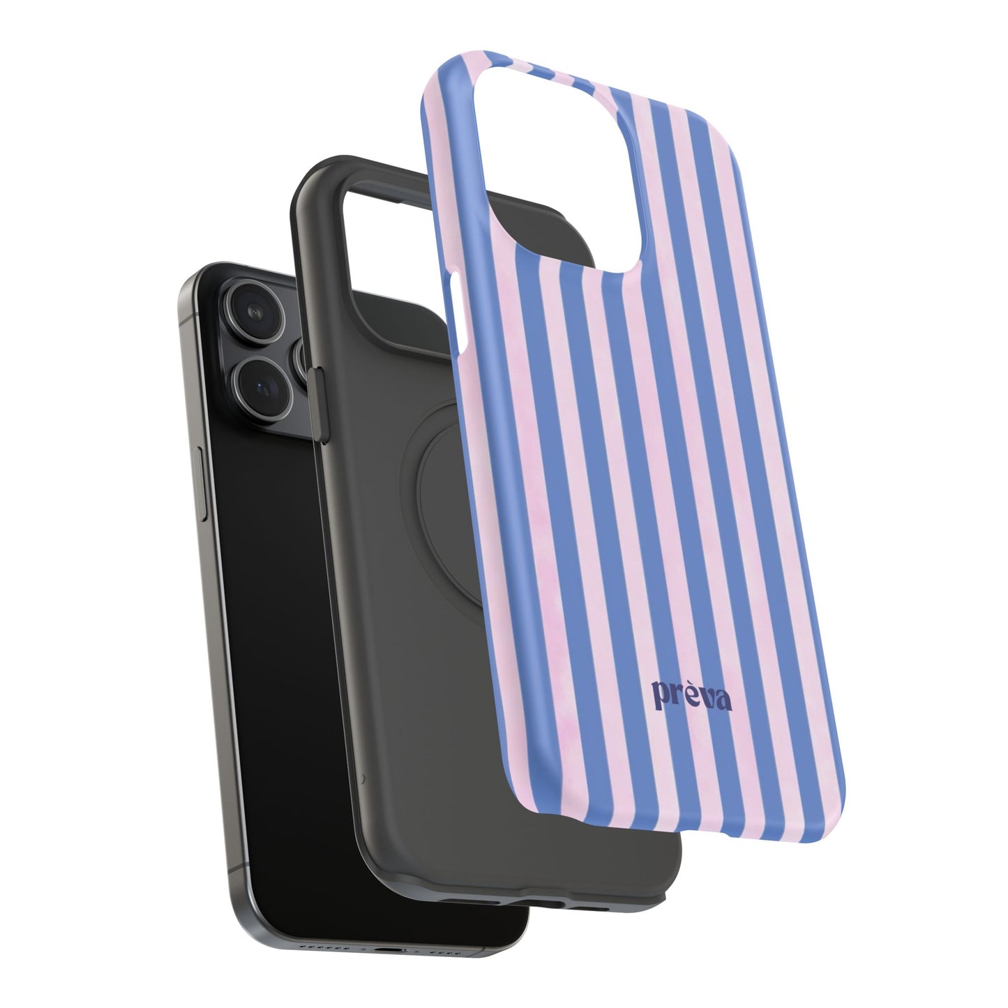 Striped Purple and Pink Phone Case