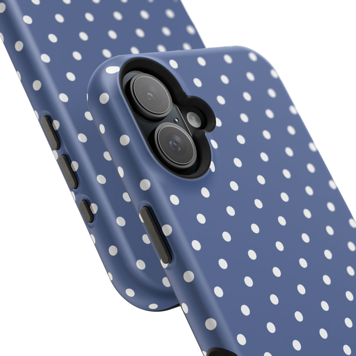 Navy Polka Dot Phone Case