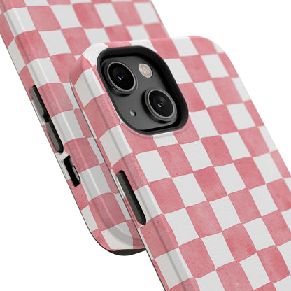 Pink Checkers Phone Case