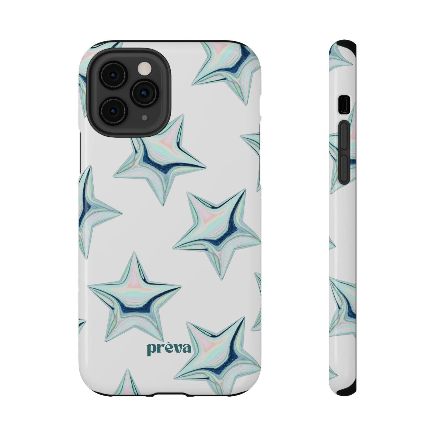 White Starburst Phone Case