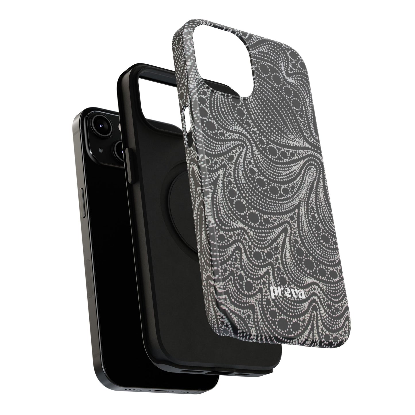 Abstract Midnight Lace Phone Case