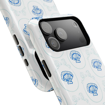 Fancy Teal Shell Phone Case