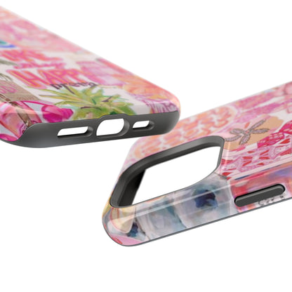 Pink Tropical Collage Phone Case