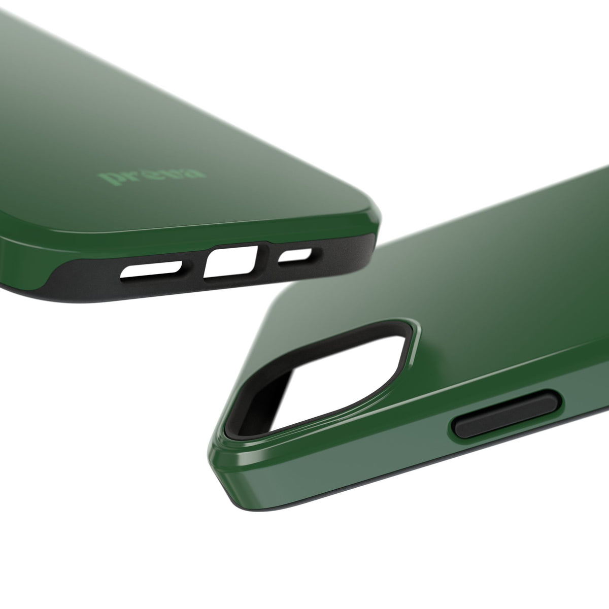 Impact-Resistant Phone Case — Forest Green Slim Armor