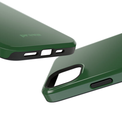 Impact-Resistant Phone Case — Forest Green Slim Armor