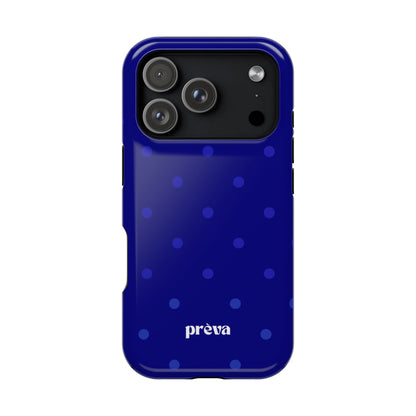Dark Blue Polka Dots Phone Case
