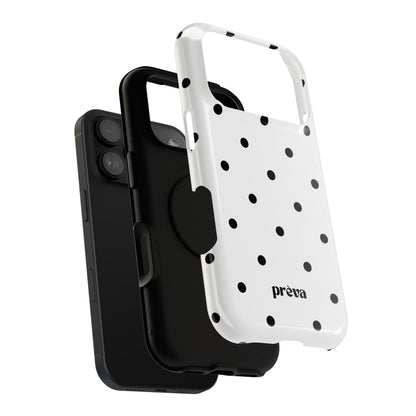 B&W polka dots Phone Case