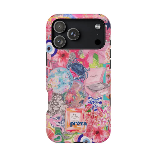Floral & Pink Collage Phone Case