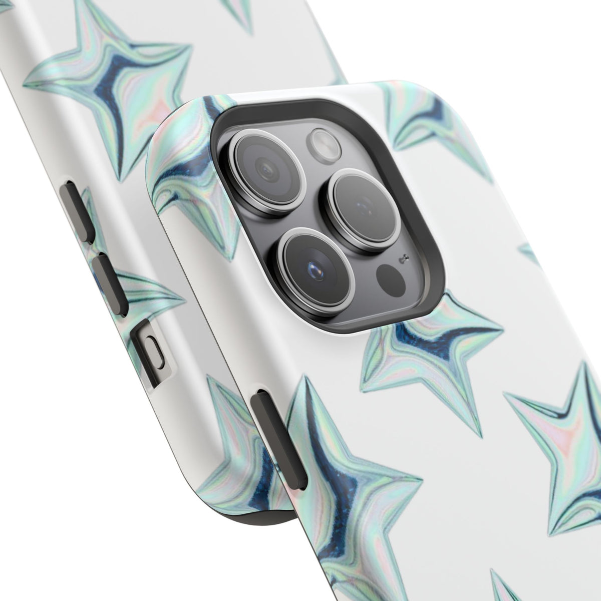White Starburst Phone Case