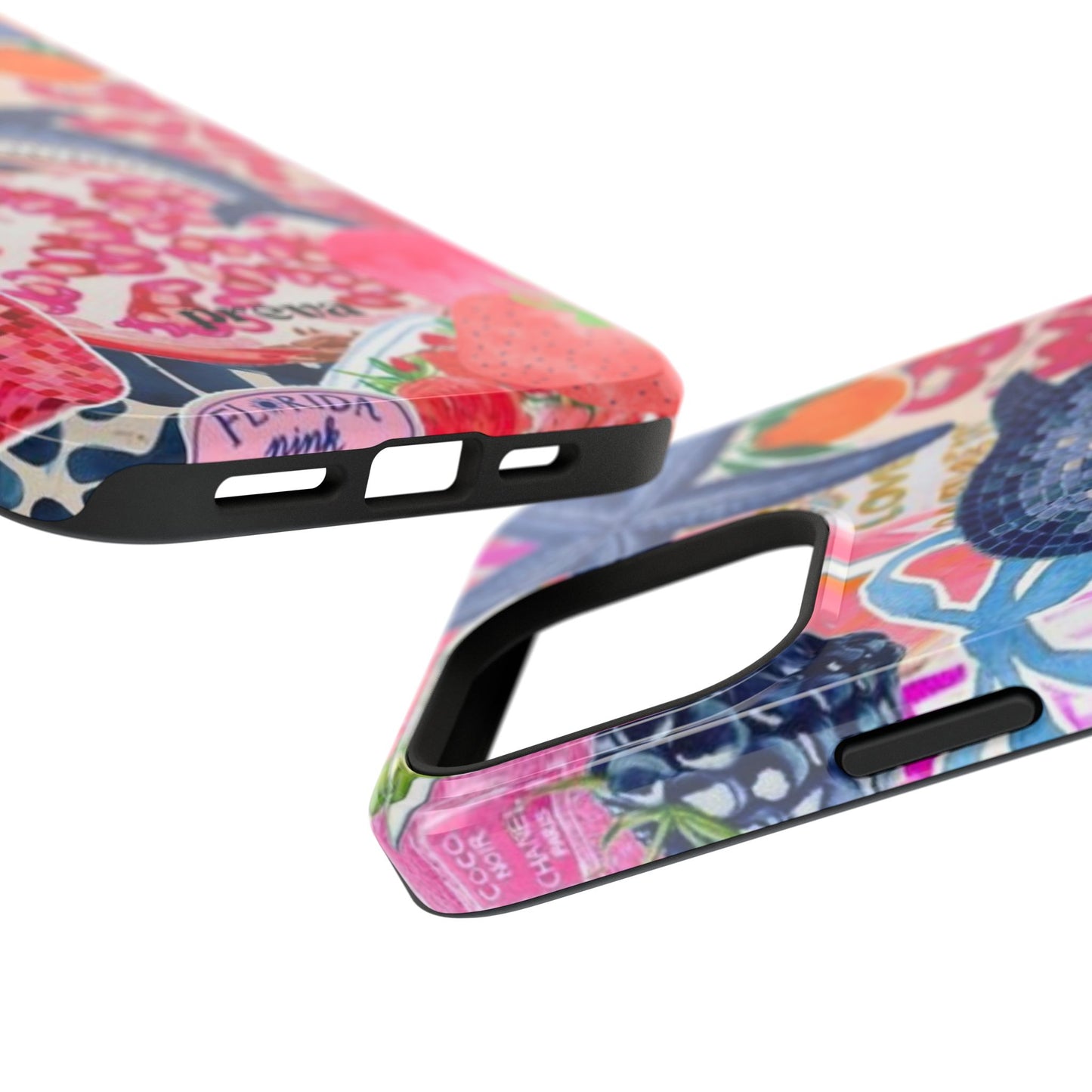 Dolphin Tropics Collage Phone Case