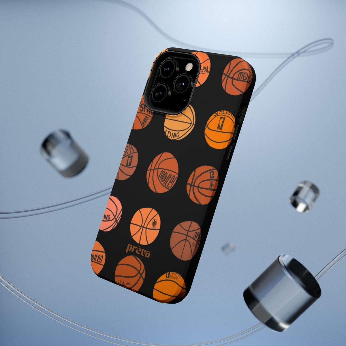 Black Basketball Phone Case