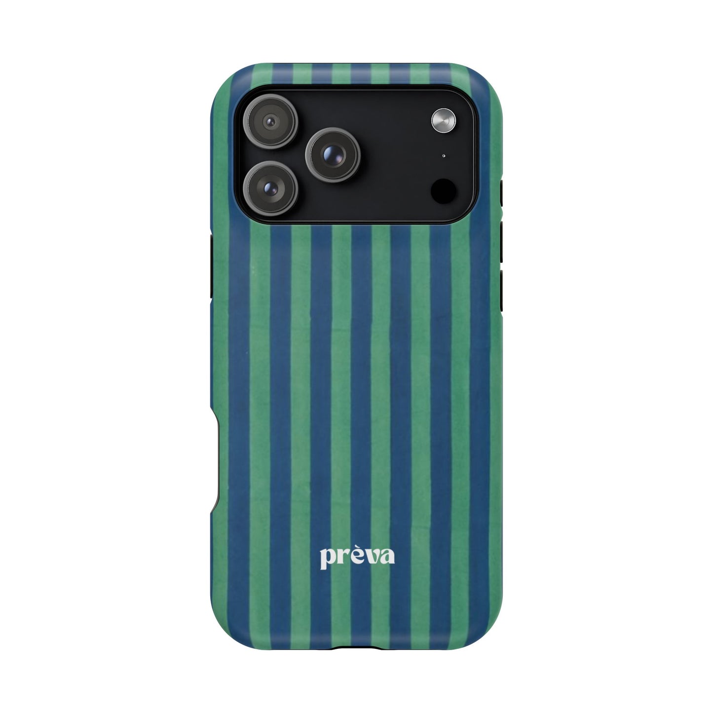 Green & Blue Stripes Phone Case