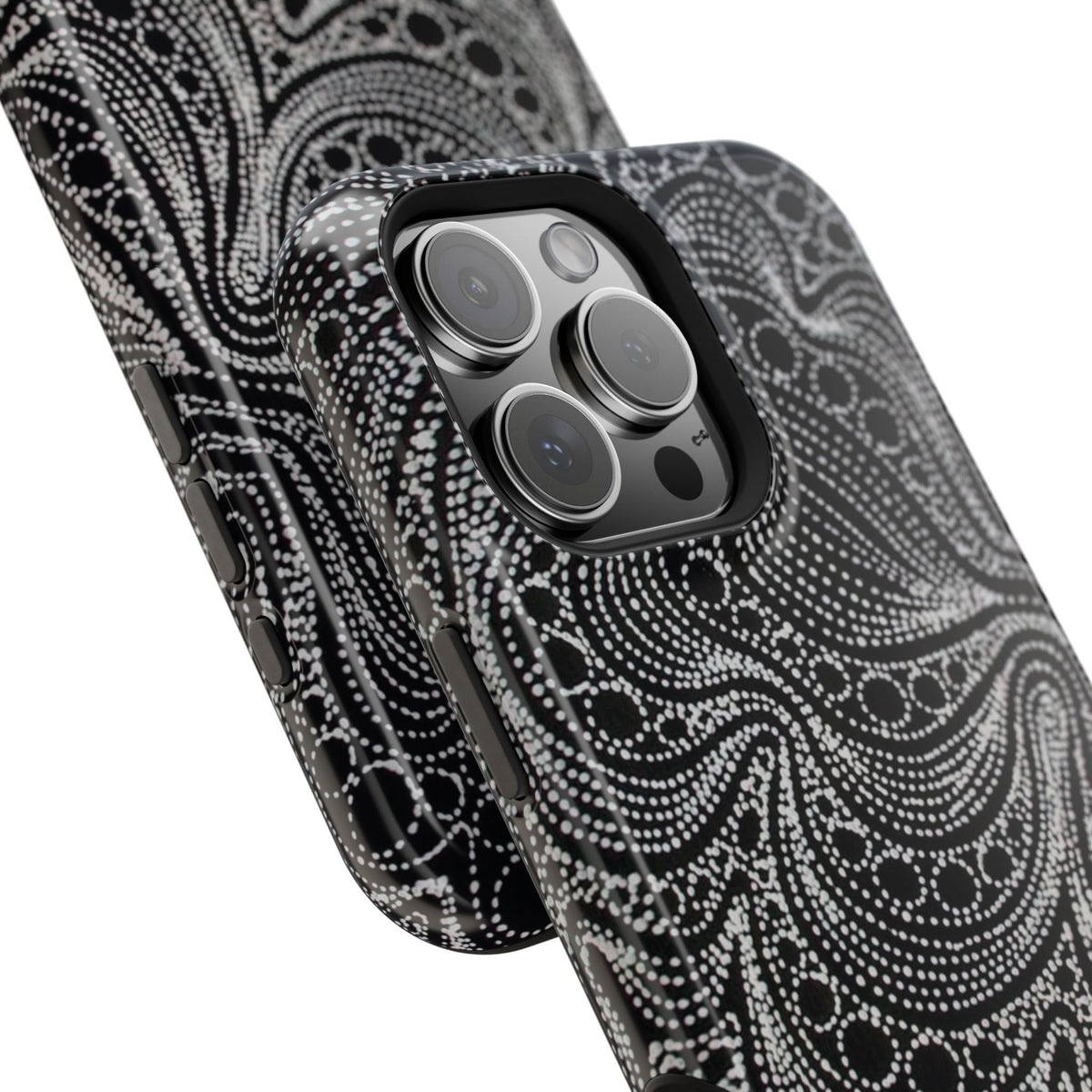 Abstract Midnight Lace Phone Case