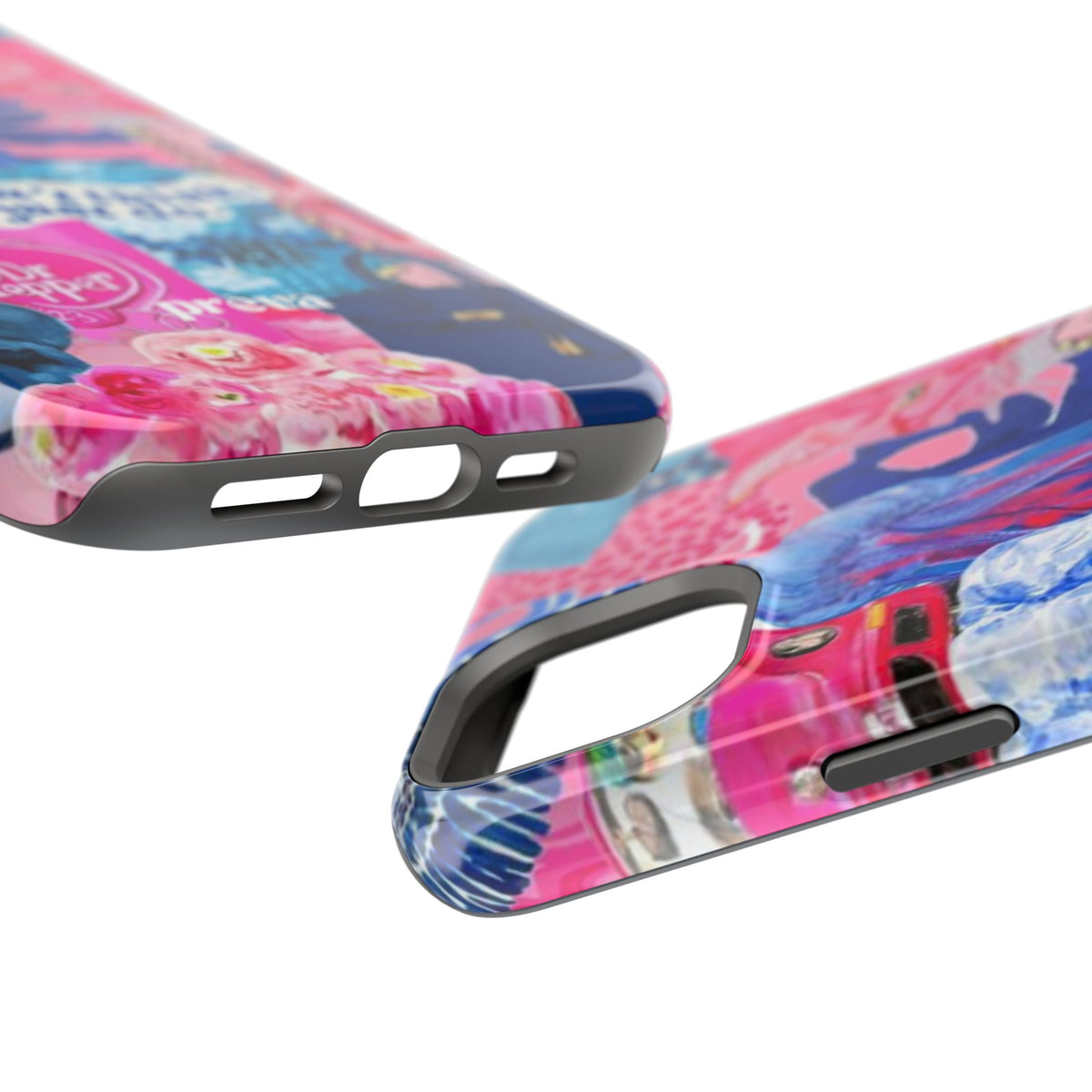 Vibrant Galaxy Collage Phone Case