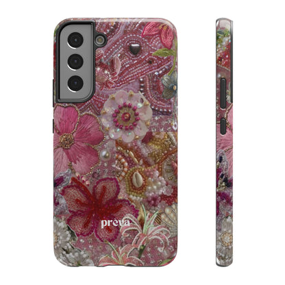 Floral Embroidery Phone Case