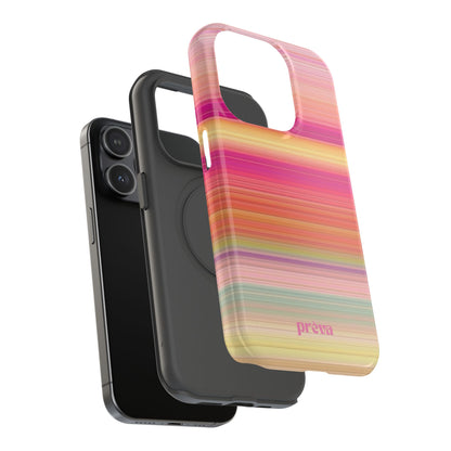 Pastel Stripe Rays Phone Case